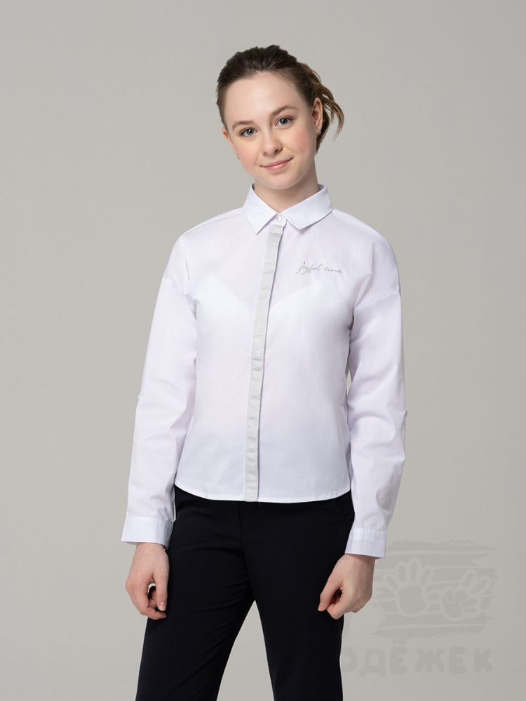 920 Блузка для девочки длинный рукав 920