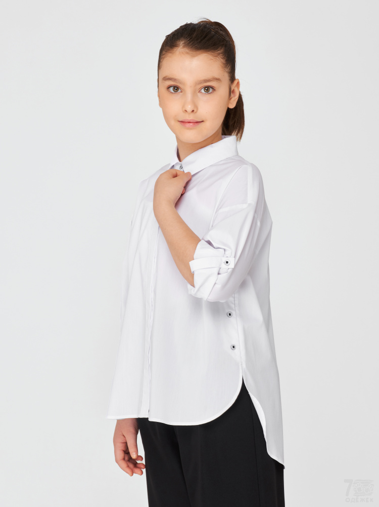 1297 Блузка для девочки длинный рукав 1297