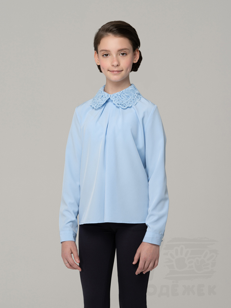 1026 Блузка для девочки  длинный рукав 1026