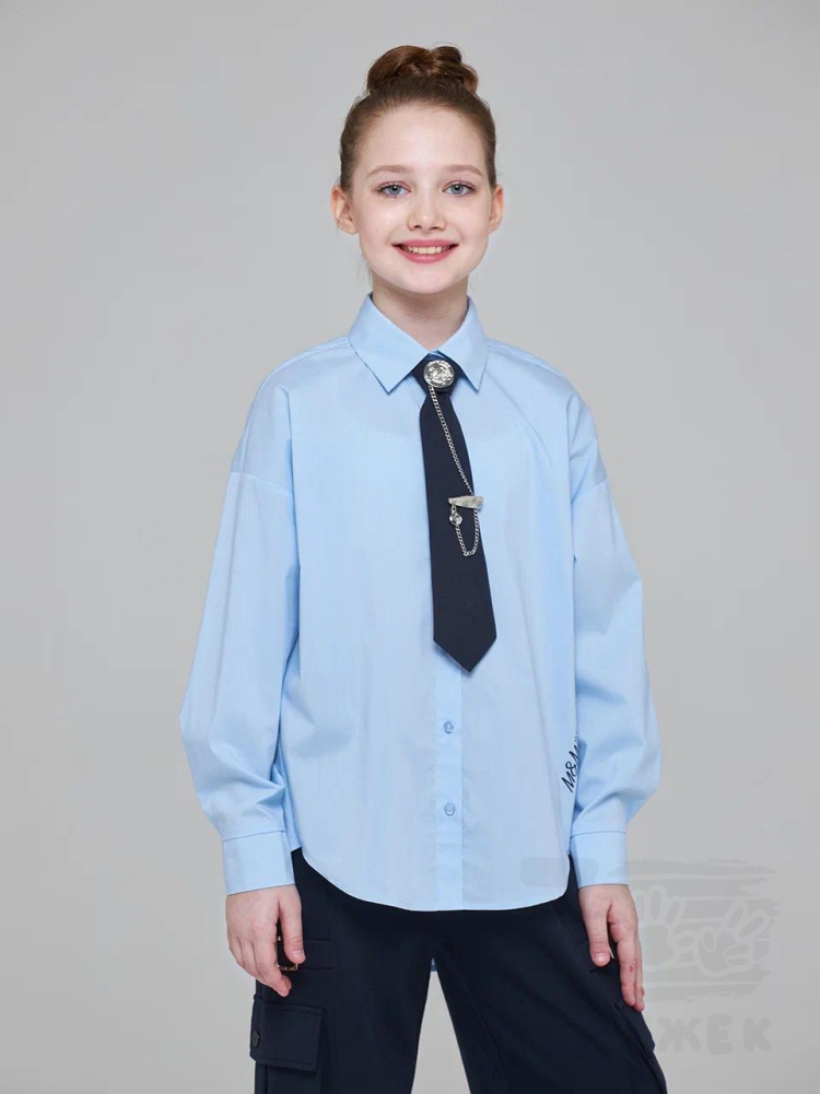 1213 Блузка для девочки длинный рукав 1213