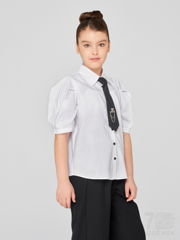 1545-1 Блузка для девочки короткий рукав 1545-1