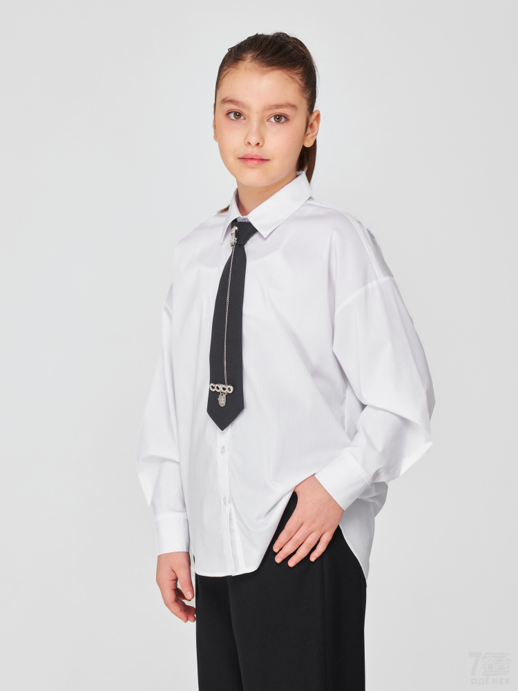 1253 Блузка для девочки длинный рукав 1253